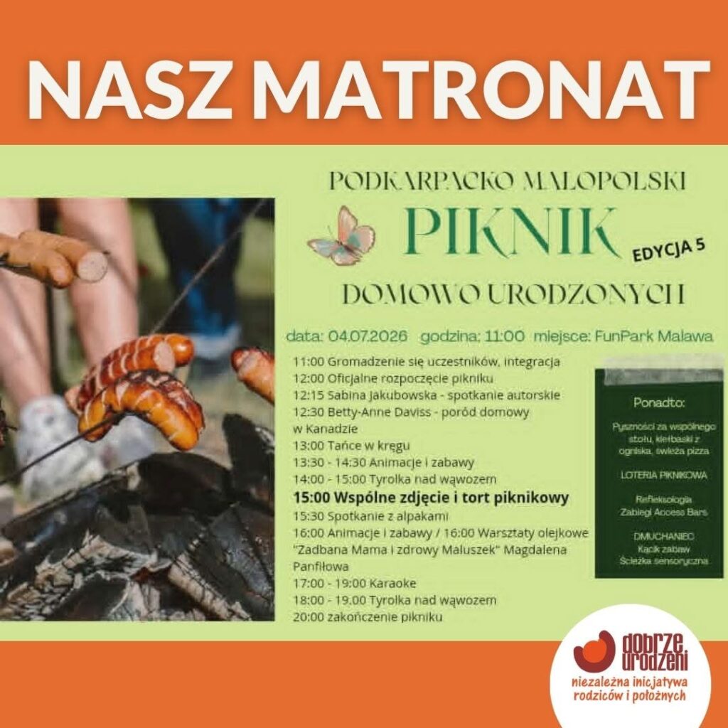 banner promujący piknik Stowarzyszenia Dobrze Urodzonych